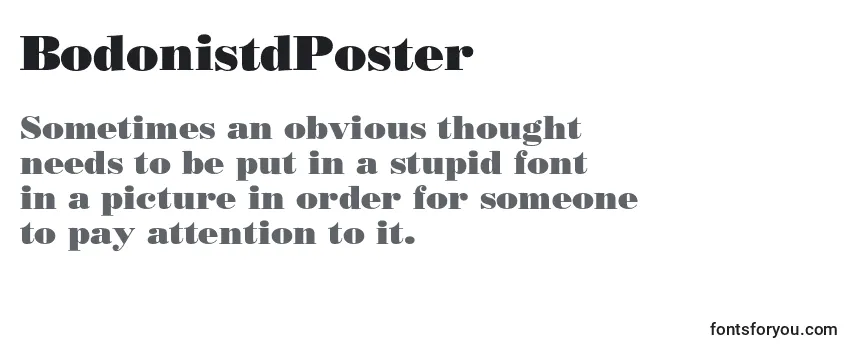 BodonistdPoster Font