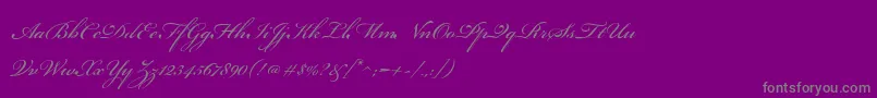 BeautifulEs Font – Gray Fonts on Purple Background