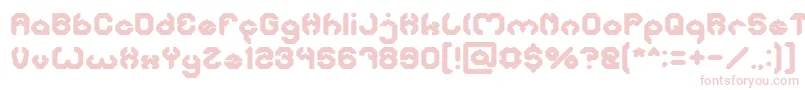 BizzareBold Font – Pink Fonts on White Background