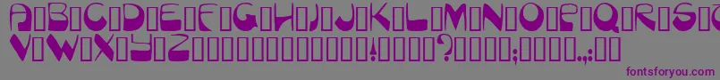 Munich Font – Purple Fonts on Gray Background
