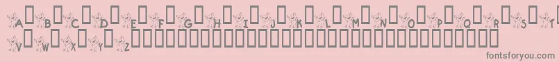 More about KrKrazyKat Font KrKrazyKat Font – Gray Fonts on Pink Background