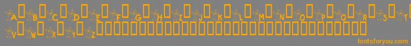 Lisätietoja KrKrazyKat-fontista KrKrazyKat-fontti – oranssit fontit harmaalla taustalla