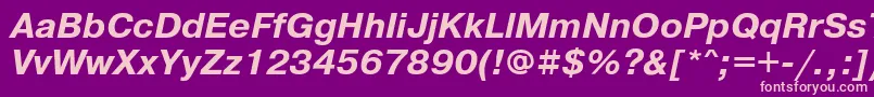PrgCtt9 Font – Pink Fonts on Purple Background