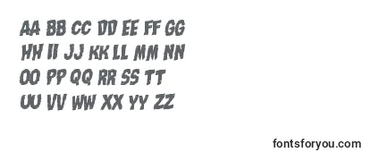 Review of the Nightmarealleyrotalic Font