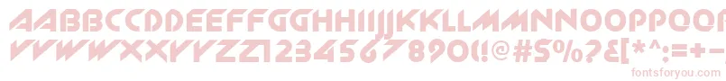 Zlk Font – Pink Fonts on White Background