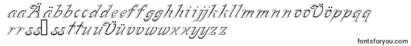 GeSilvette-fontti – saksalaiset fontit