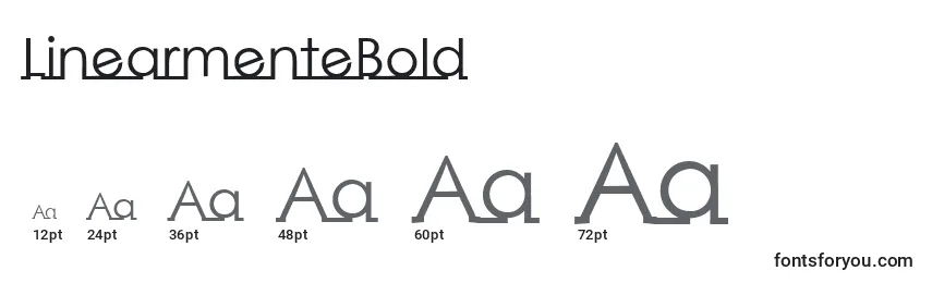 LinearmenteBold Font Sizes