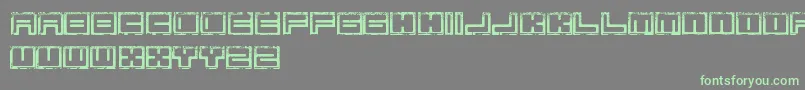 Подробнее о шрифте BimErodedFreePromo Шрифт BimErodedFreePromo – зелёные шрифты на сером фоне