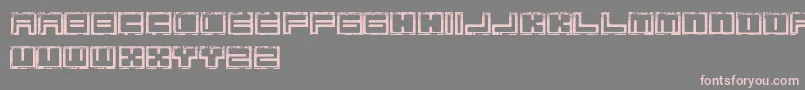fuente BimErodedFreePromo – Fuentes Rosadas Sobre Fondo Gris