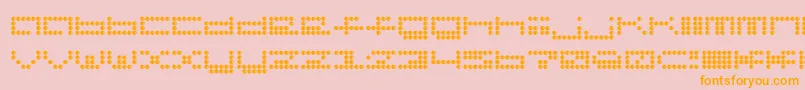 Hydropho Font – Orange Fonts on Pink Background