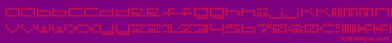 Hydropho Font – Red Fonts on Purple Background