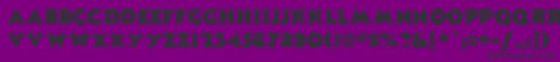 Jazzph1 Font – Black Fonts on Purple Background