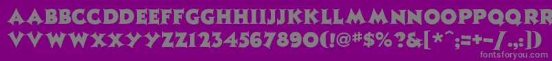 Więcej informacji o czcionce Jazzph1 Czcionka Jazzph1 – szare czcionki na fioletowym tle