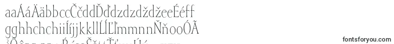 Mramorlight-fontti – slovakian fontit