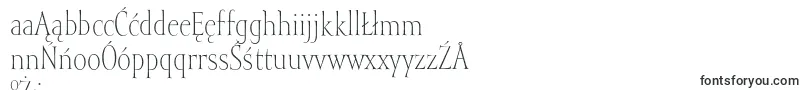Mramorlight-fontti – puolalaiset fontit