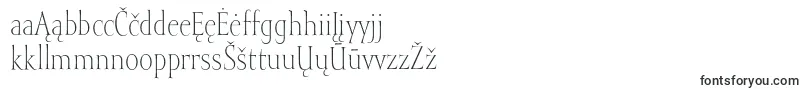 Mramorlight-Schriftart – litauische Schriften
