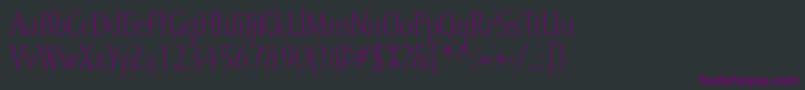 Mramorlight Font – Purple Fonts on Black Background