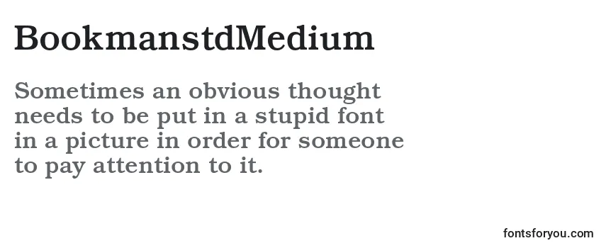 BookmanstdMedium Font