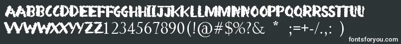 Arsonist Font – White Fonts