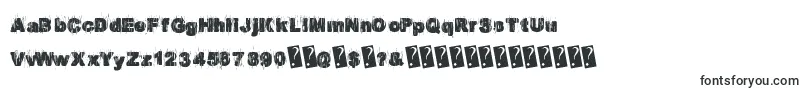 Шрифт Europarty – эродированные шрифты