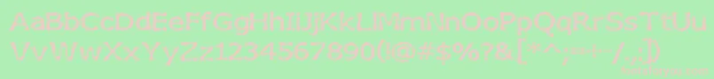 Heavytexture Font – Pink Fonts on Green Background