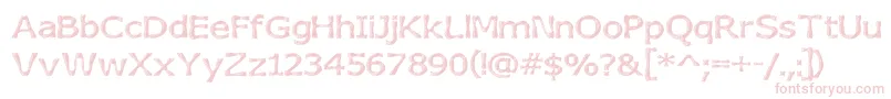 Heavytexture-Schriftart – Rosa Schriften