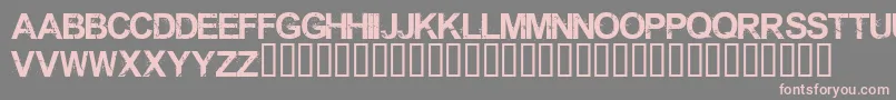 Shrapnel Font – Pink Fonts on Gray Background