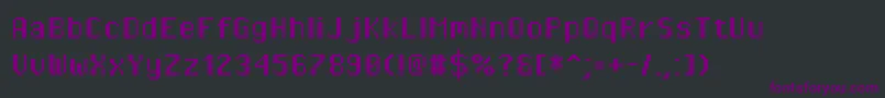 Pixeloperatorhb Font – Purple Fonts on Black Background