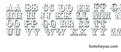 Обзор шрифта Toskanischeegyptienneinitialen