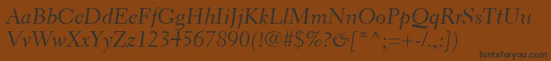Подробнее о шрифте ElectraLtCursive Шрифт ElectraLtCursive – чёрные шрифты на коричневом фоне