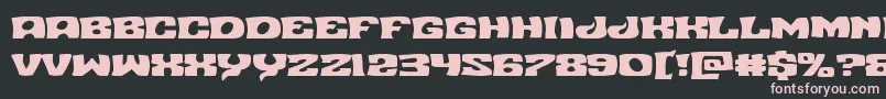 Nuevopassionexpand Font – Pink Fonts on Black Background