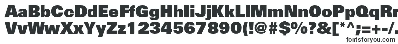 UniversltstdXblack Font – Fonts for documents