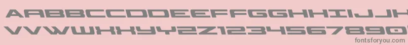 Classiccobraleft Font – Gray Fonts on Pink Background