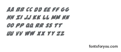 Flyingleatherv2rotal Font