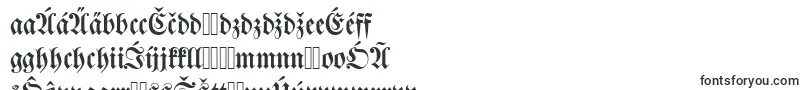 Fonte Dswalbaumfraktur – fontes eslovacas
