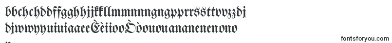 Czcionka Dswalbaumfraktur – kreolskie czcionki
