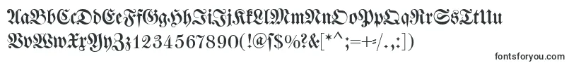 Dswalbaumfraktur-Schriftart – Schriftarten, die mit D beginnen