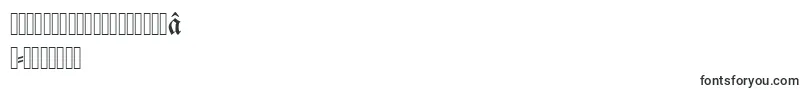 Dswalbaumfraktur-Schriftart – hebräische Schriften