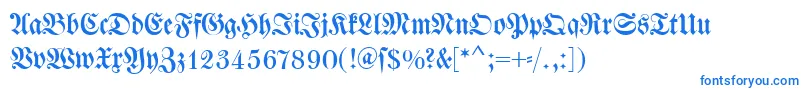 Dswalbaumfraktur Font – Blue Fonts