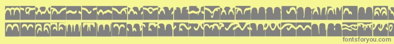 Codedborder Font – Gray Fonts on Yellow Background