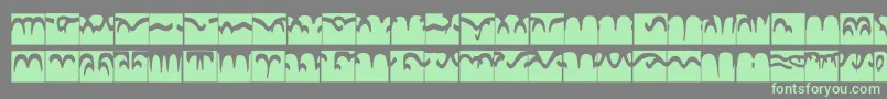 fuente Codedborder – Fuentes Verdes Sobre Fondo Gris