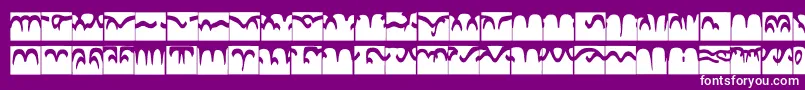 En savoir plus sur la police Codedborder Police Codedborder – polices blanches sur fond violet
