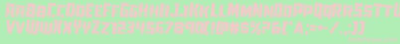 Towerruinsrotate2 Font – Pink Fonts on Green Background