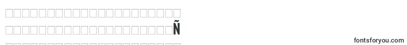 Czcionka ErbarLtBoldCondensed – mongolskie czcionki