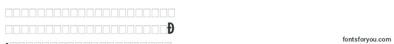 フォントErbarLtBoldCondensed – タタール文字