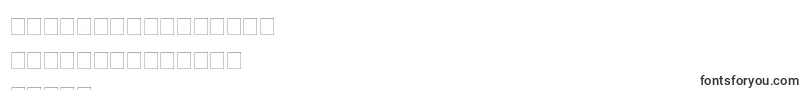 フォントErbarLtBoldCondensed – クルド語の文字