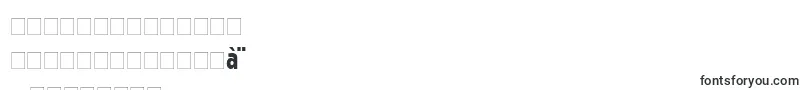 Czcionka ErbarLtBoldCondensed – pandżabskie czcionki