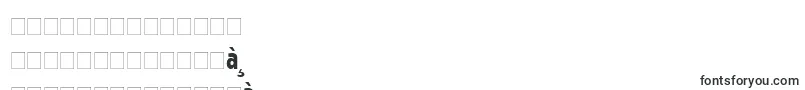 Czcionka ErbarLtBoldCondensed – tajskie czcionki