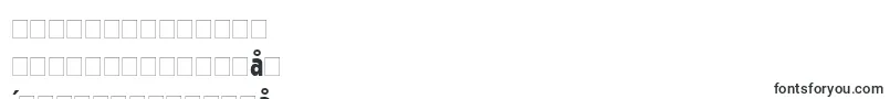 ErbarLtBoldCondensed-fontti – kiinalaiset fontit (yksinkertaistettu)