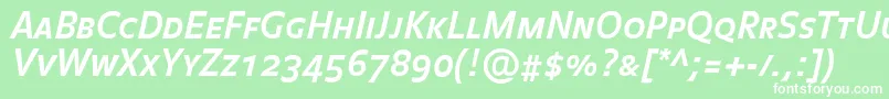 More about BalanceboldCapsitalic Font BalanceboldCapsitalic Font – White Fonts on Green Background